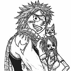 Fairy Tail Coloring Pages 1