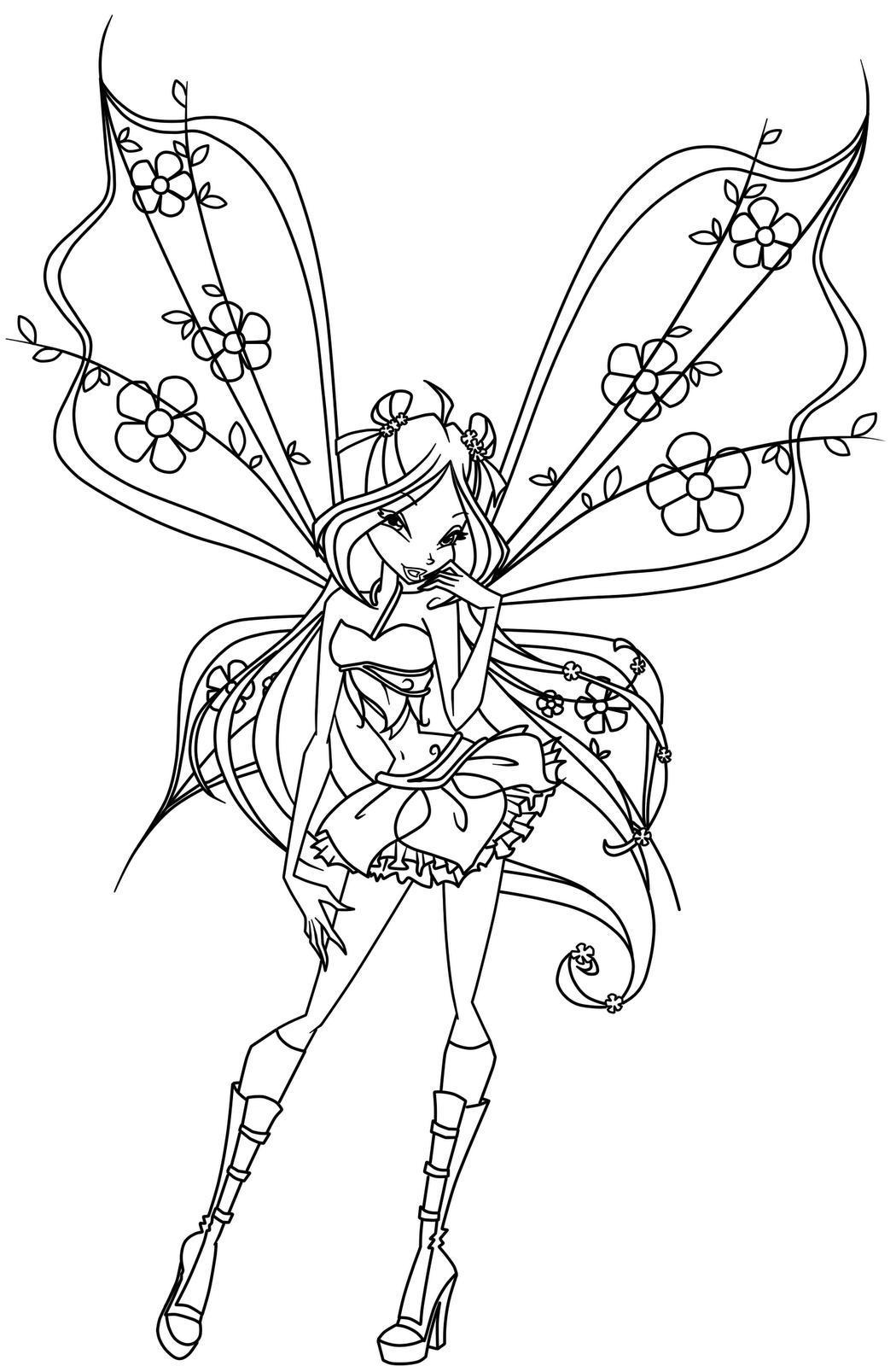 Winx Club Coloring Pages 5