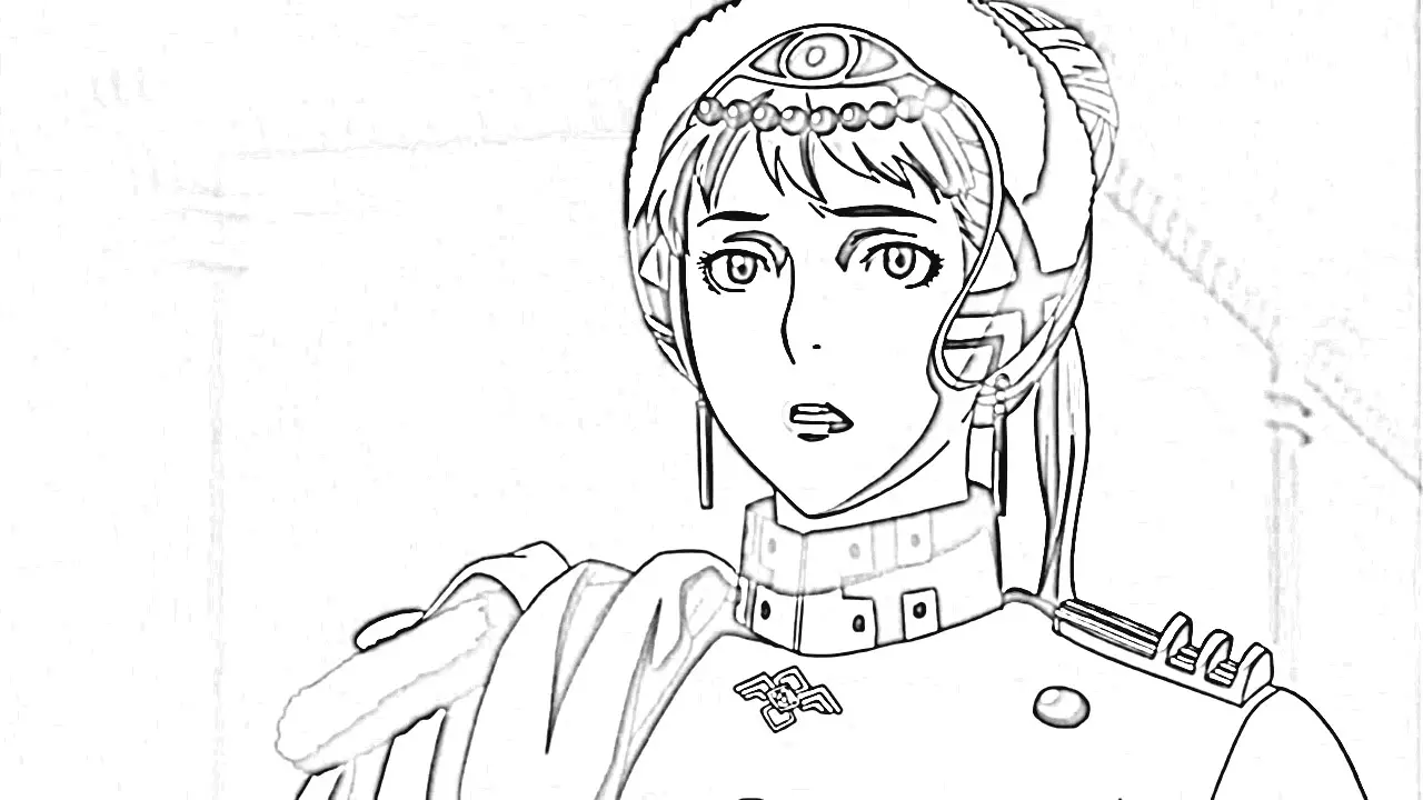 Last Exile Fam The Silver Wing Coloring Pages 6