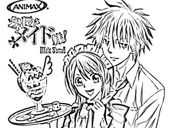 Maid Sama Coloring Pages 3